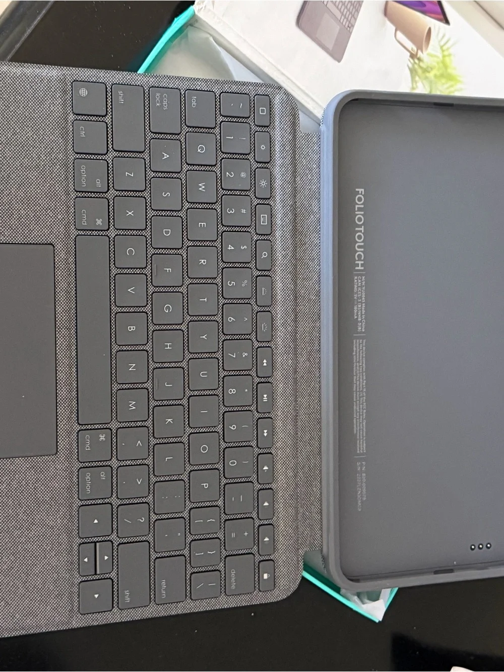 Logitech Folio Touch Keyboard Case — Gray